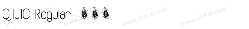 QlJlC Regular字体转换
